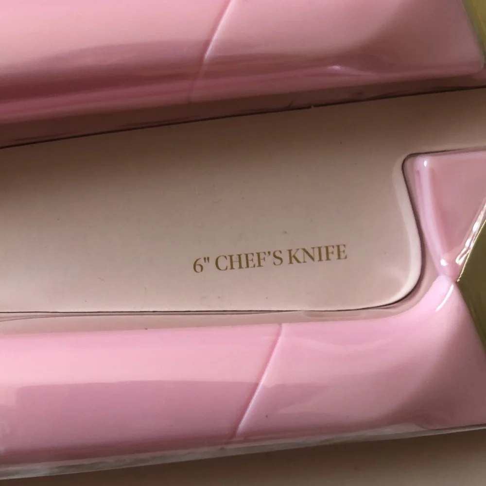 Paris Hilton Pink 5-Piece Kitchen Knife and Scissors Set